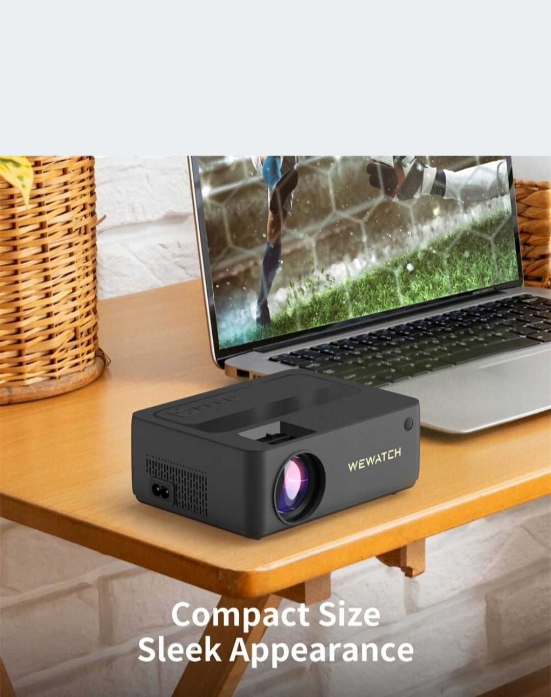 WEWATCH V10 Pro  projektor Wi-Fi 1080P