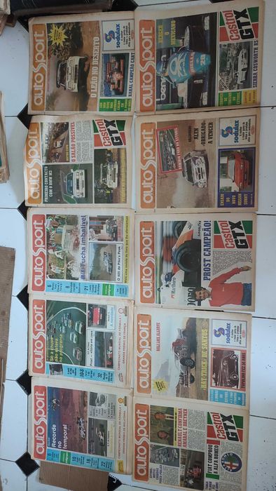 Lote 40 Jornais Auto Sport