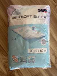 Podkłady higieniczne Seni Soft Super 90x60 5 sztuk NOWE