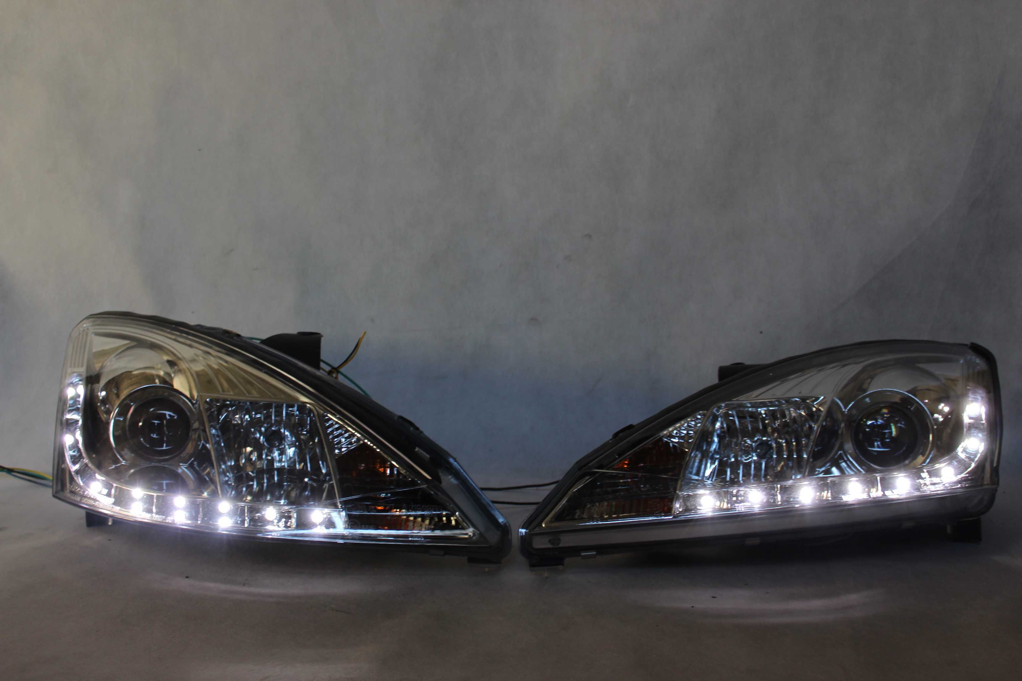 Lampy przednie przód FORD FOCUS I 1 01-04 lift LED Dzienne DRL NOWE!