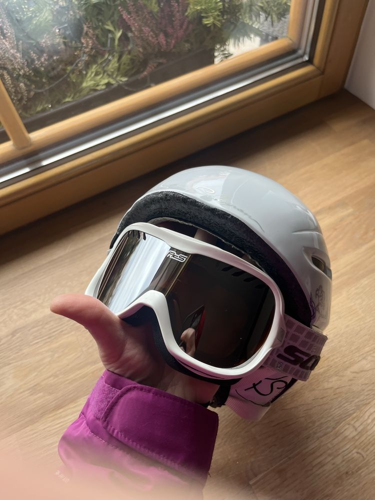 Zestaw kask Salomon Pearl i gogle Scott
