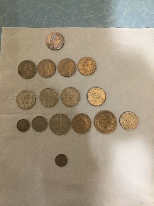 Monety z USA' POL' SWE