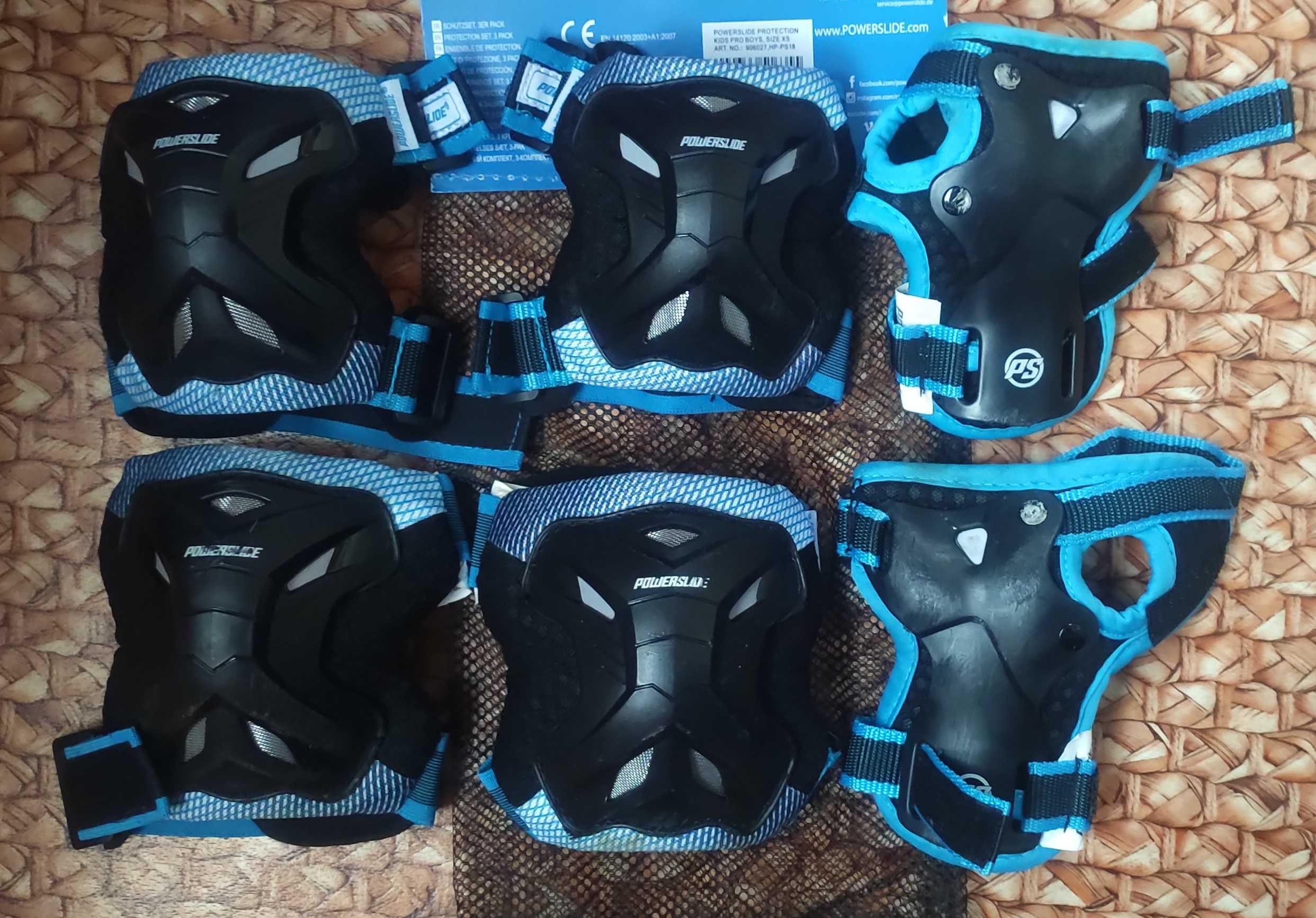 Захист для роликових ковзанів дитячий Powerslide Kids Pro Set Boys XS