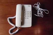 Telefone antigo de teclas