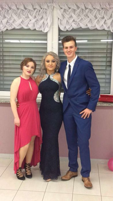 Przepiękna Sukienka Syrenka Studniówka Impreza Karnawał 18natka