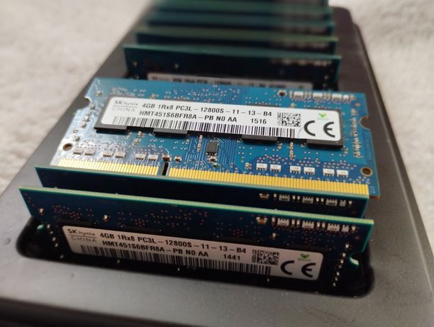 Фирменная память для ноутбука SoDimm DDR3-1600 4Gb SK Hynix, Samsung