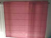 Vendo veneziana rosa ou verde para janela de quarto - 1,60m
