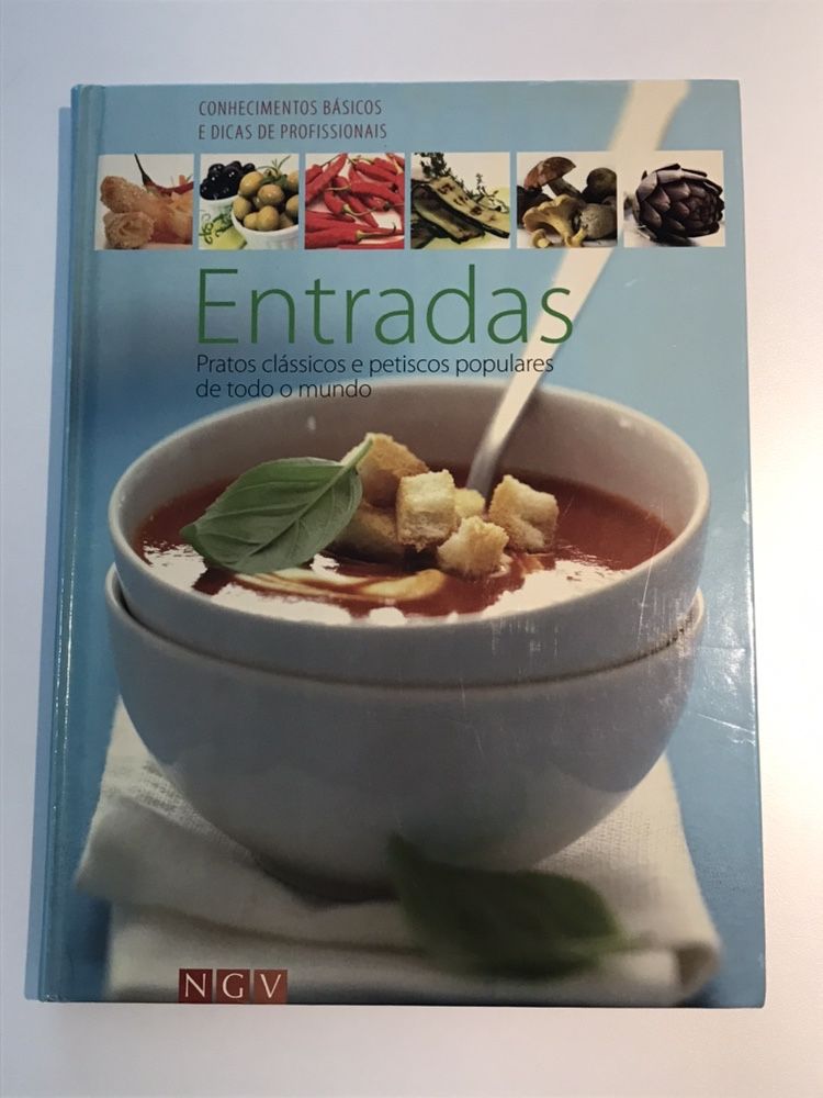 Livro de cozinha/ petiscos - Entradas de todo o mundo