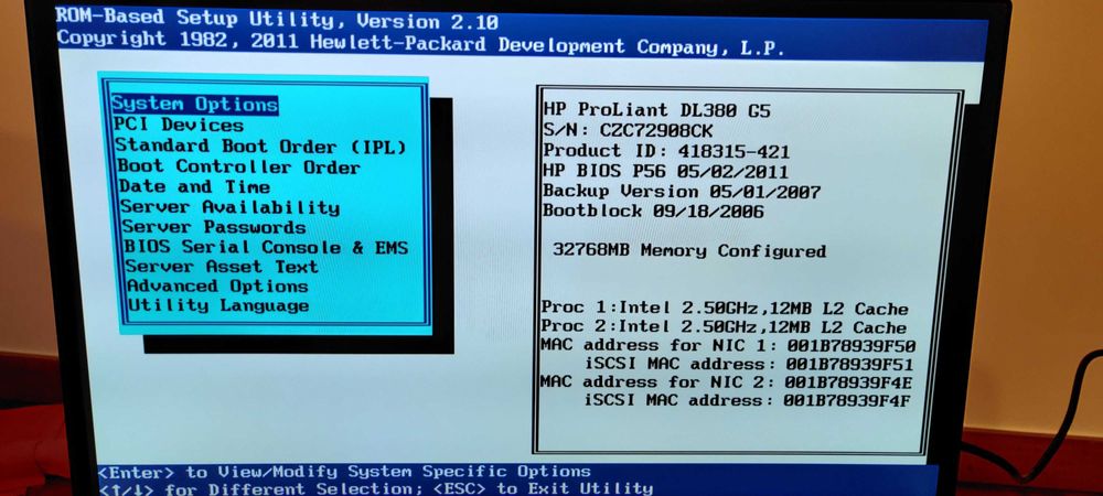 HP Proliant DL380 G5 + Spares