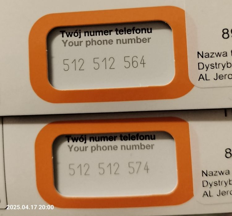 Złoty numer telefonu duet