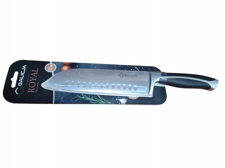 Nóż kuchenny stalowy SANTOKU 31 cm 04026