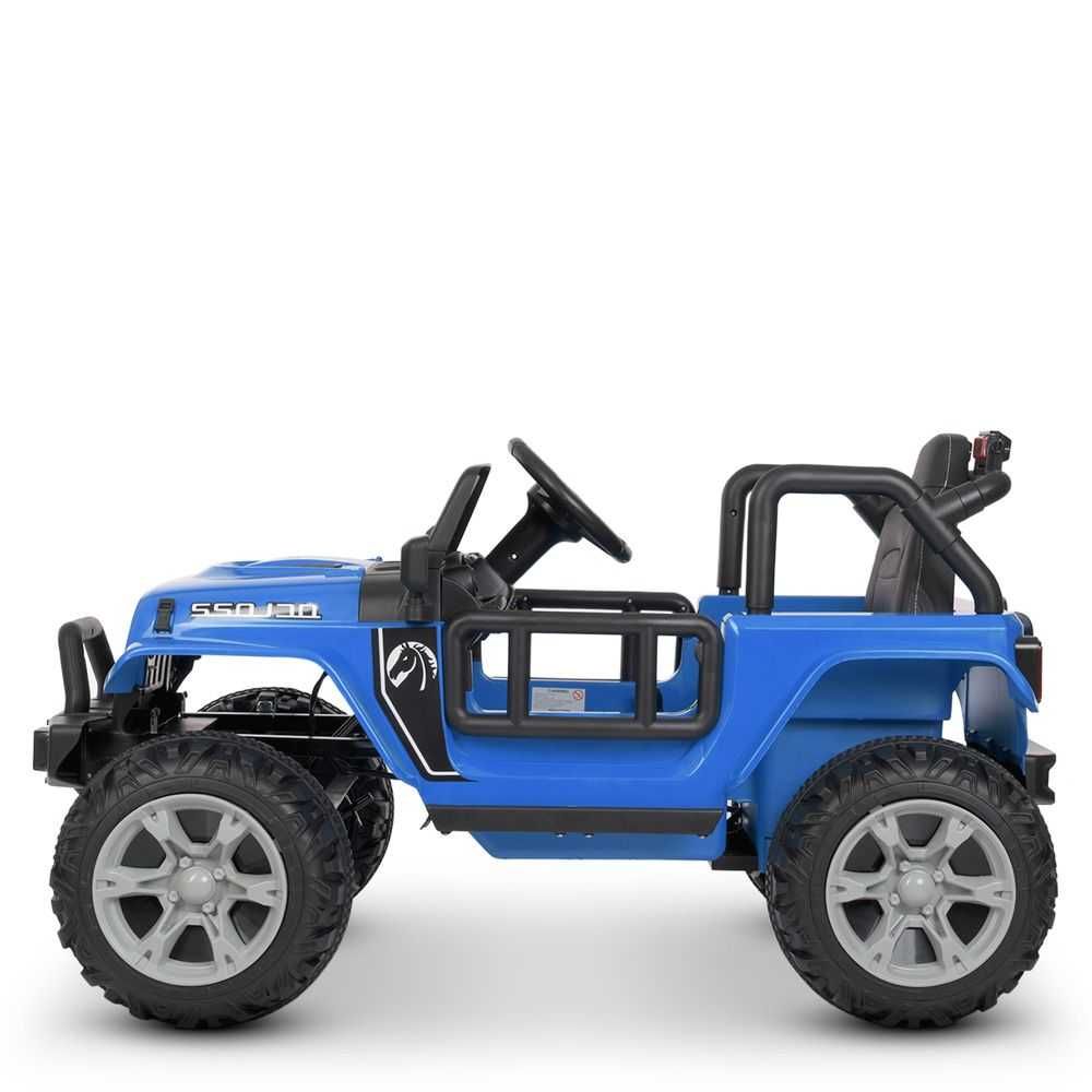 Внимание! Детский электромобиль джип M 4282 EBLR-4, Bambi Racer синий