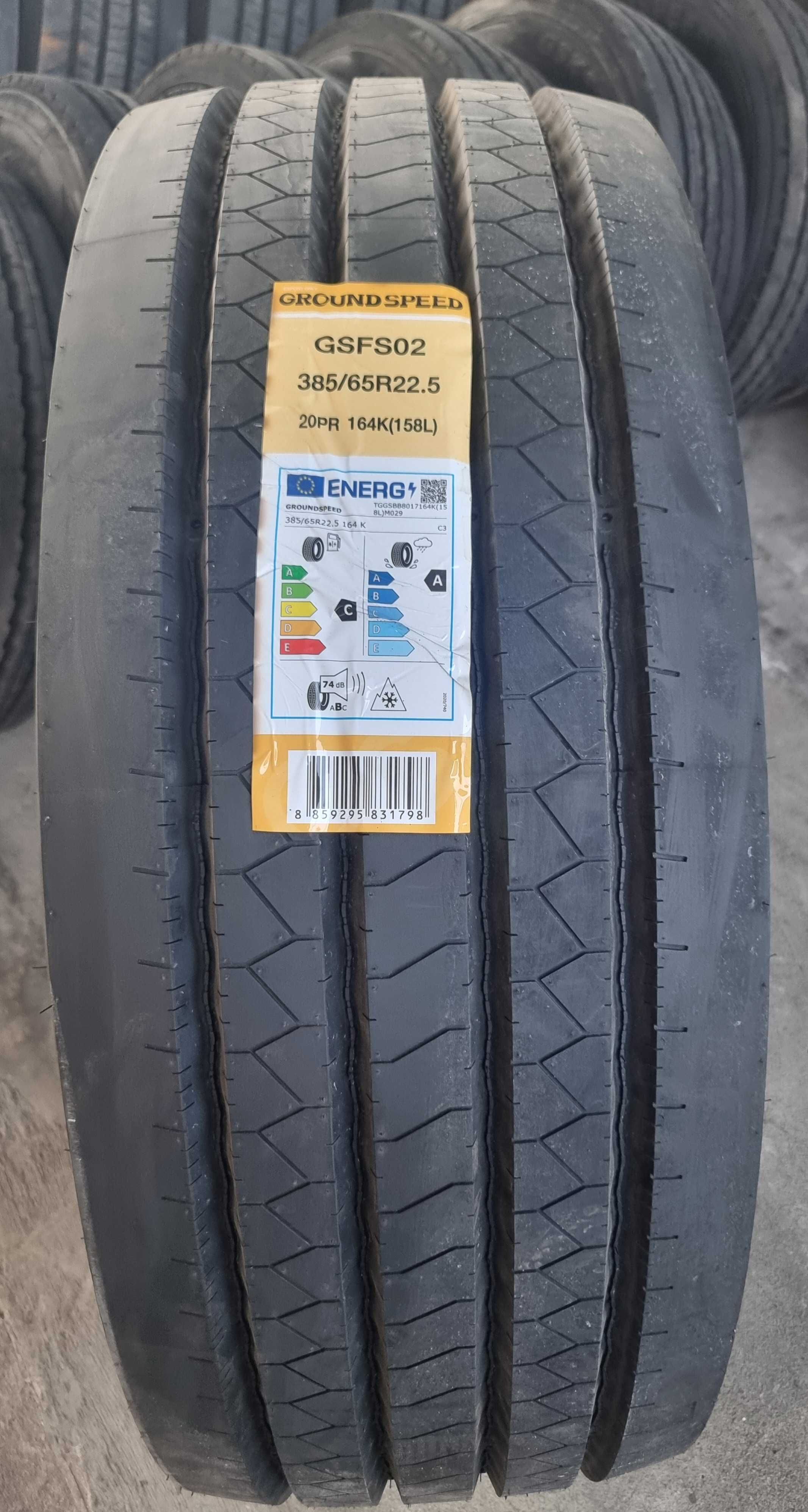 NOWE opony 385/65R22.5 Groundspeed przód/steer - cena BRUTTO