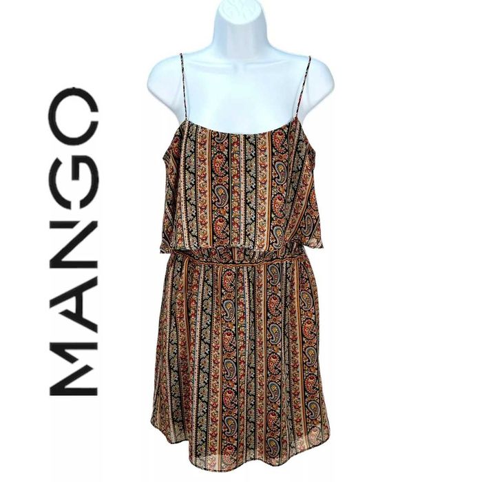 Vestido estampado Mango