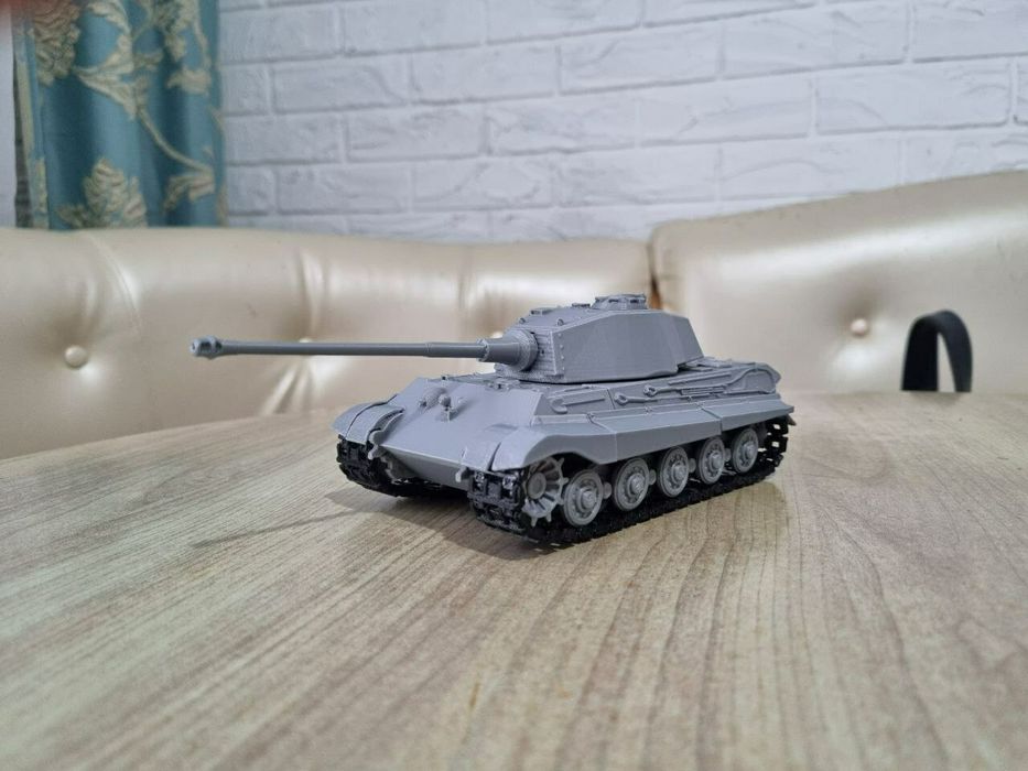 3д модель танка Тигр 2