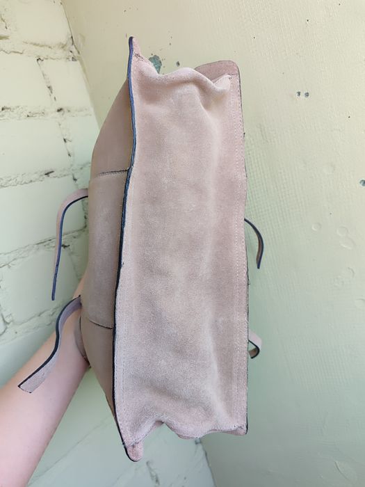 Нова шкіряна замшева сумка Mango