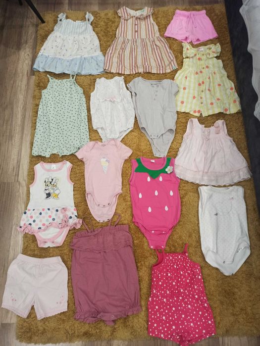 Paka ubranek dziewczęcych rozmiar 74/80 letnie