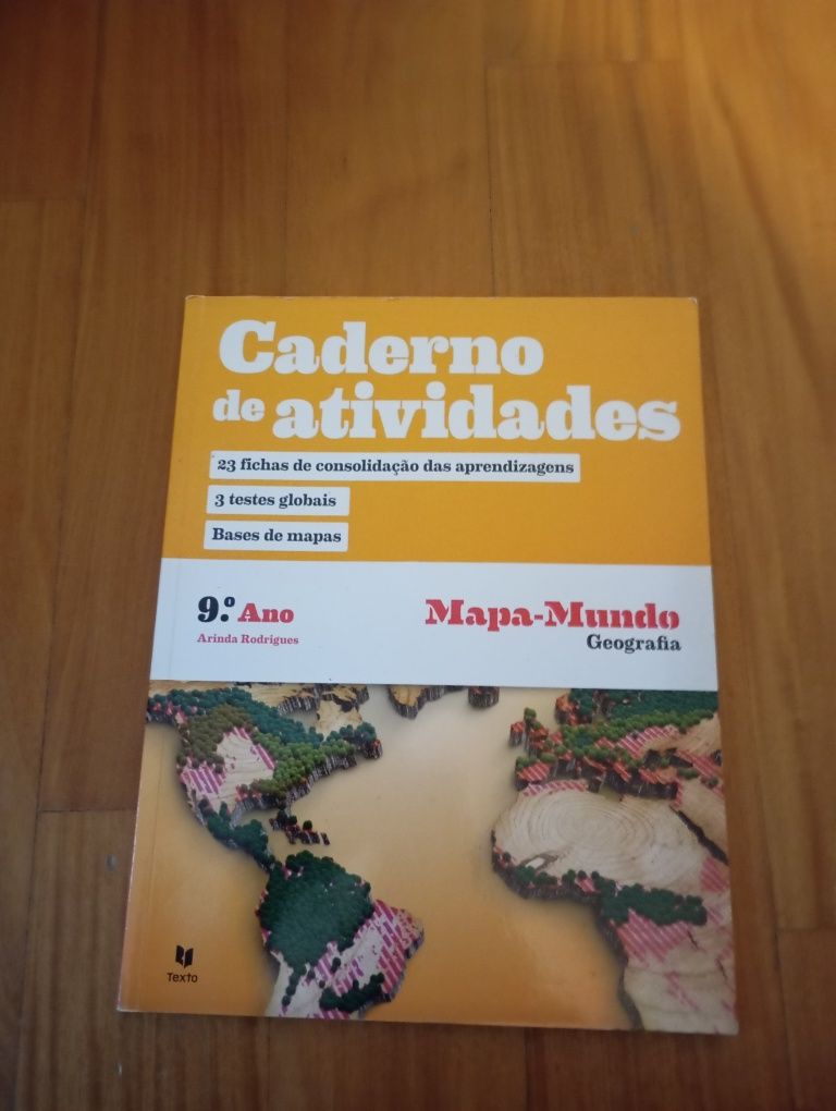 Livro escolar de geografia