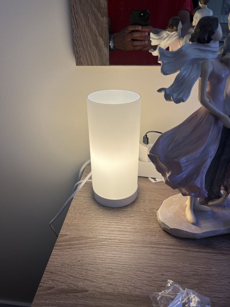 Conjunto de 2 candeeiros com luz