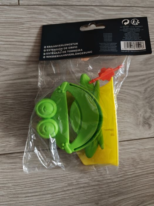 Przedłuzka do kąpieli na kran żabka
