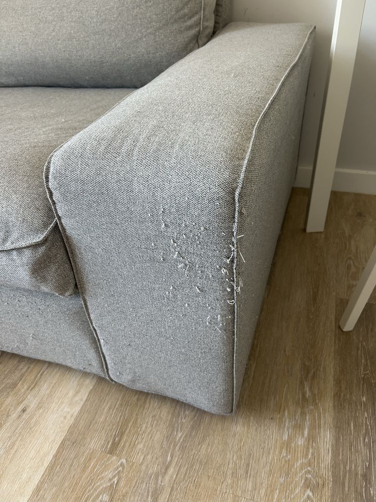 Sofa 2 lugares ikea cinzento