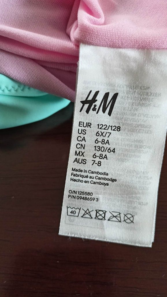 Strój kąpielowy peppa h&m rozmiar 122/128