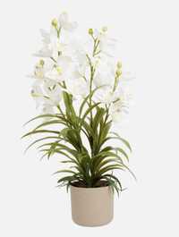 Orchidea Kwiatek Szcztuczny W Donicy Do Domu Pokoju *okazja*