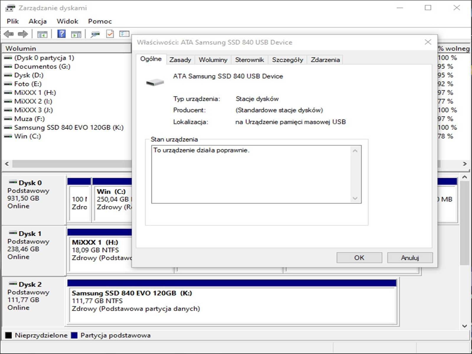 SSD 120GB Samsung 840 EvO