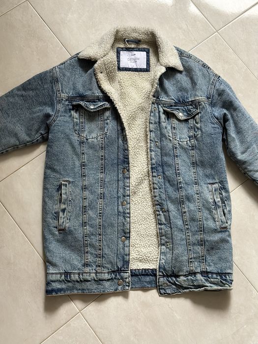Джинсова куртка, тепла
