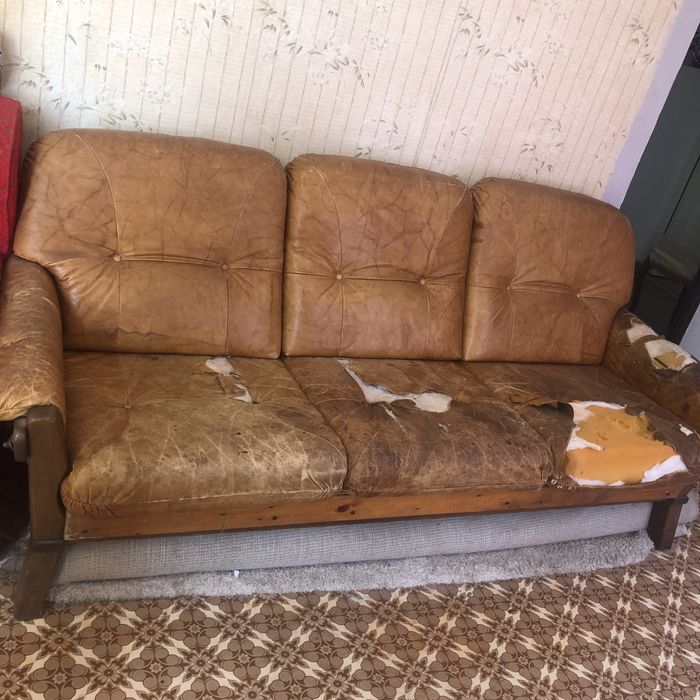 Диван дуб дерево німеччина вінтаж