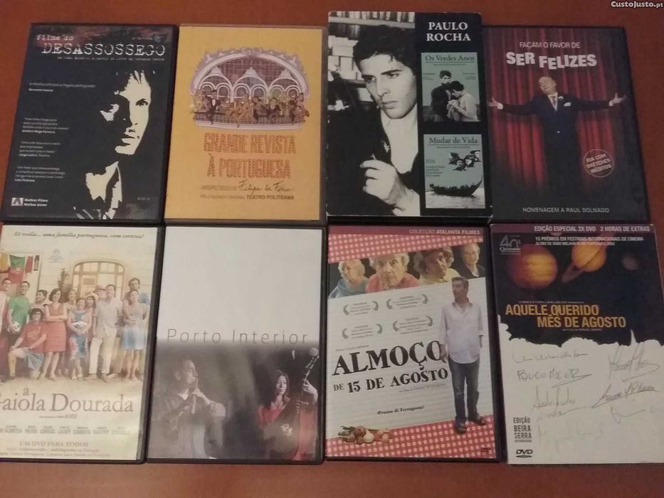 Filmes Portugueses e clássicos dvd
