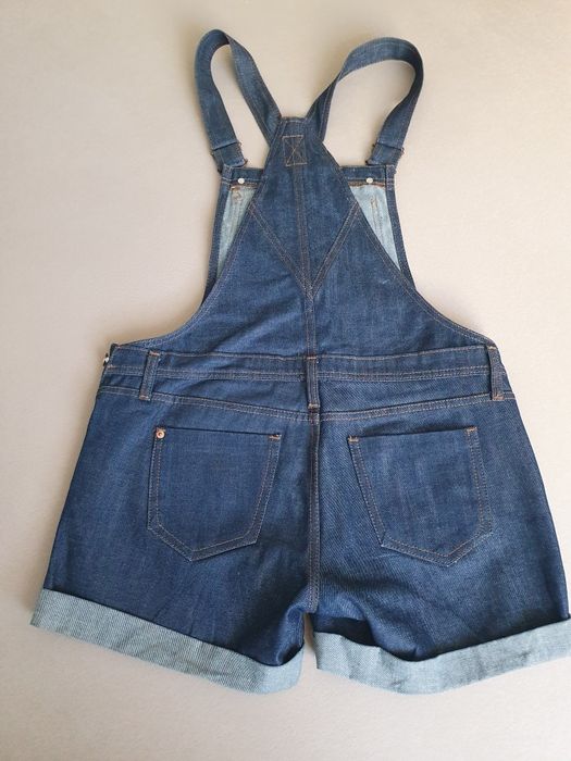 Szorty ogrodniczki jeans River Island L szelki nowe krótkie spodenki