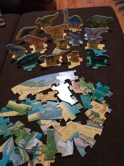 Puzzle 3D Dinozaury