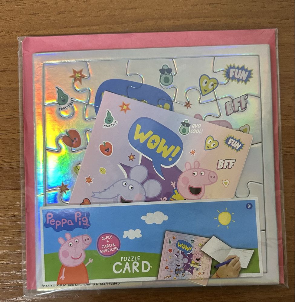 Kartka urodzinowa Puzzle