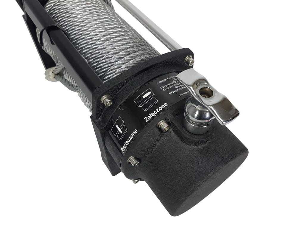 BJC Wyciągarka Winch Do Lawety 12v Stal 12000lbs 28m M80811