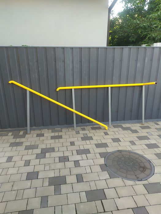 Металеве перило поручень обмежувач, перило для сходів, драбини огорожа