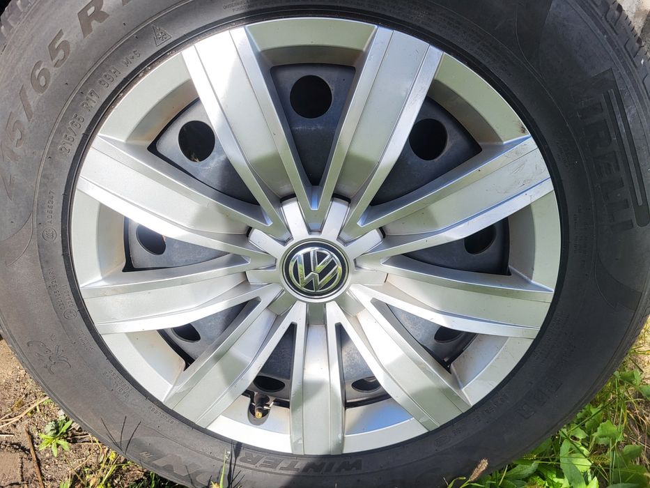 Felgi 17" stalowe z kołpakami VW Tiguan