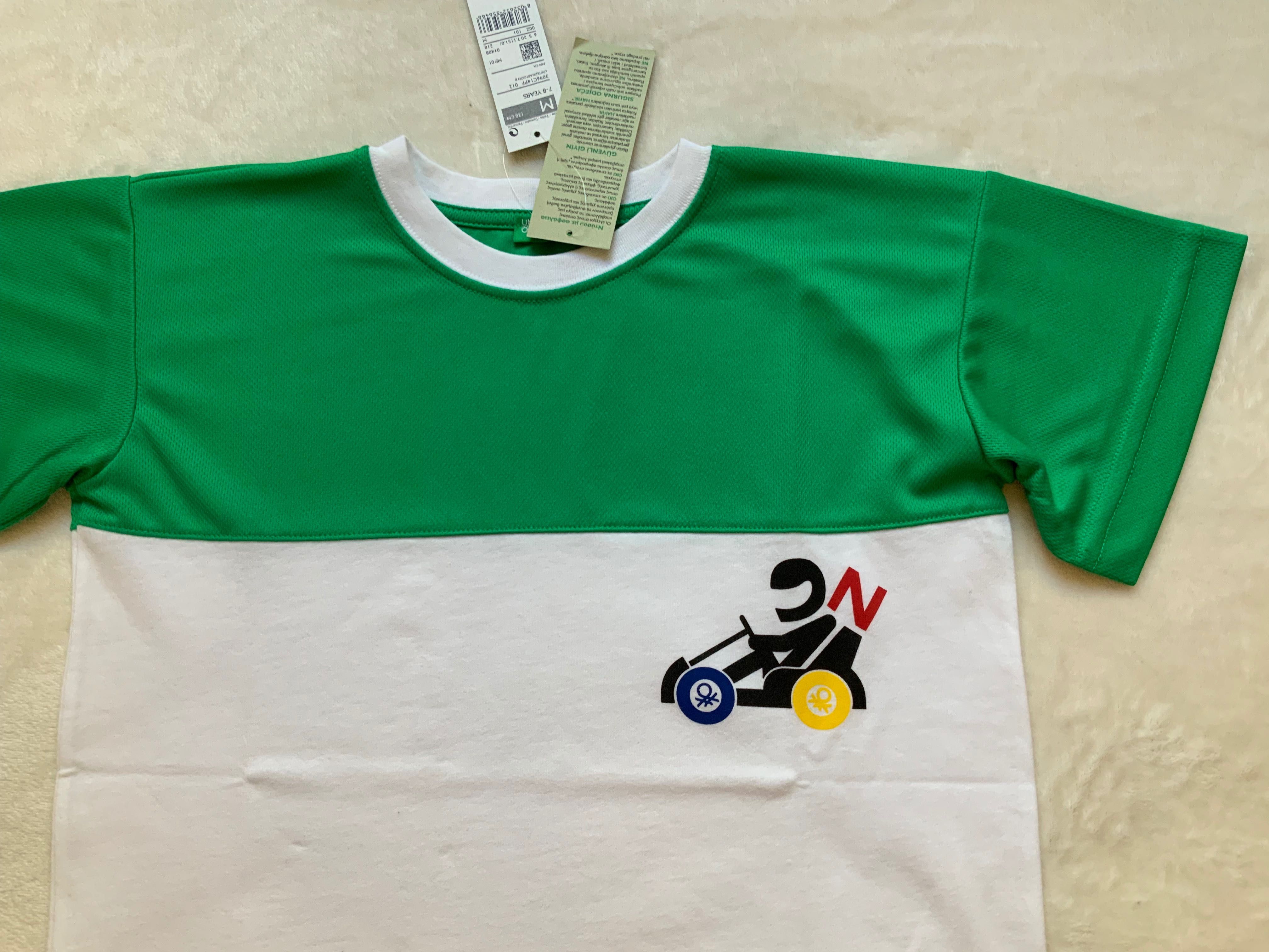Nowa koszulka t-shirt Benetton rozm M 130cm 134 / 140