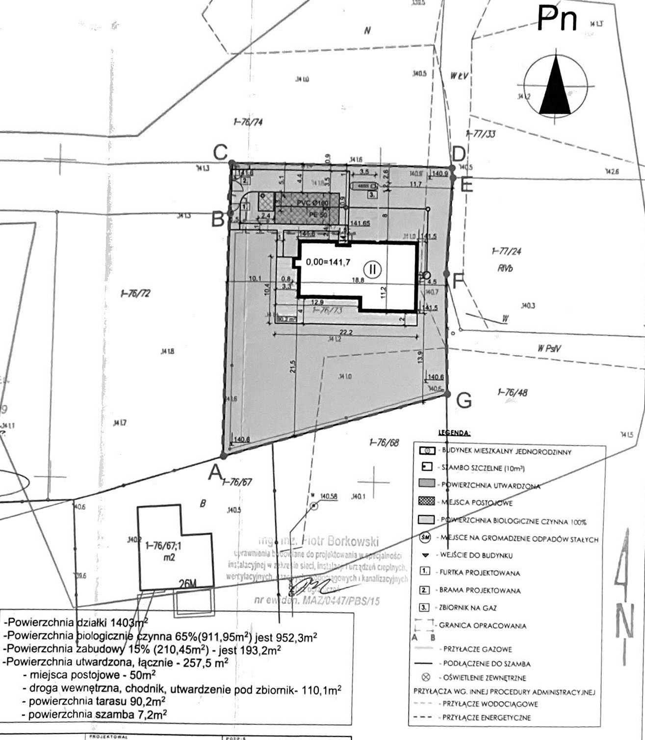 Działka nad jeziorem Narty z gotowym projektem domu z częścią SPA