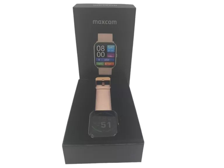 Smartwatch zegarek Max com aurum se gold FW36