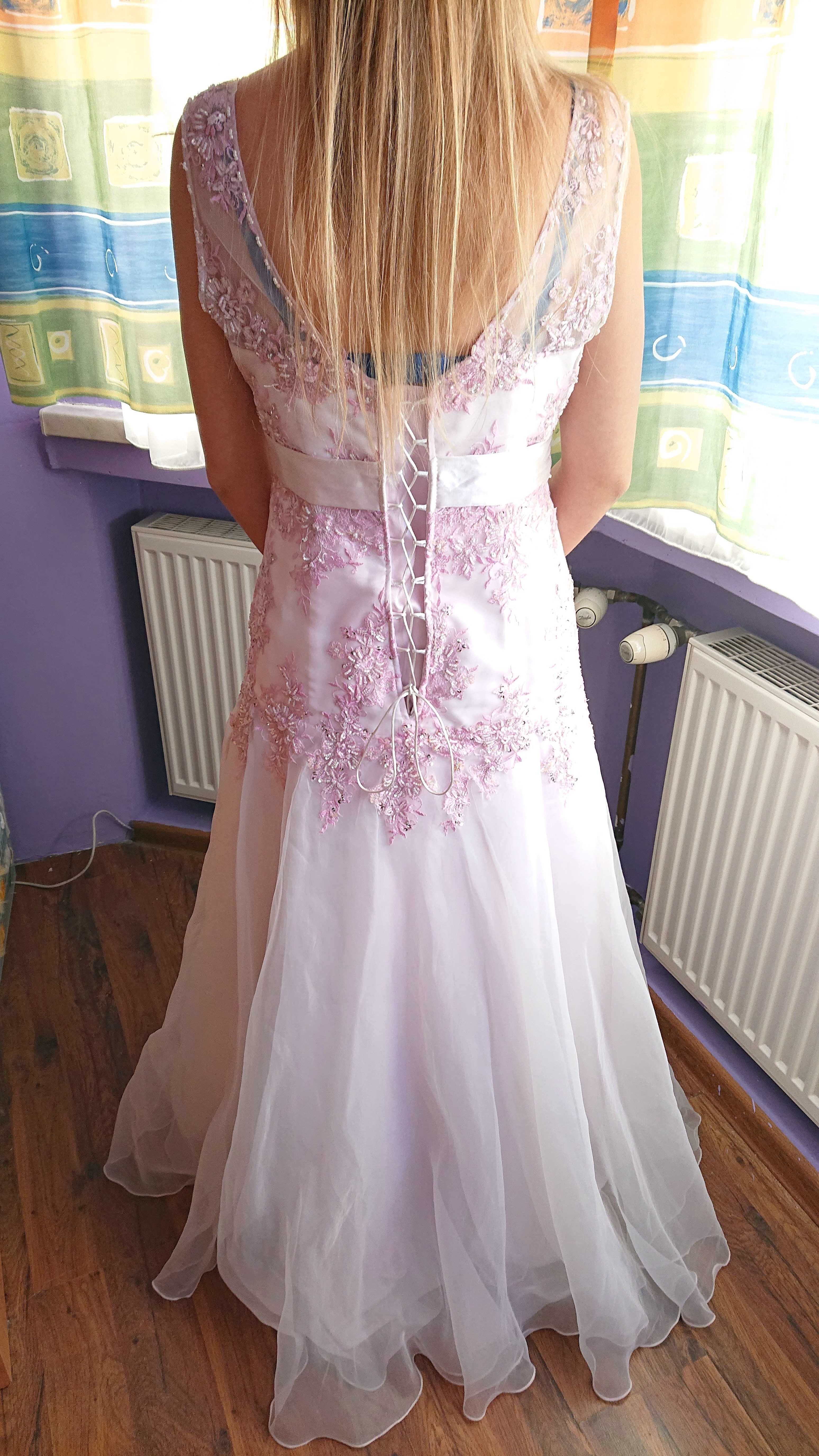 Suknia ślubna różowa Rybka / рожева весільна сукня
