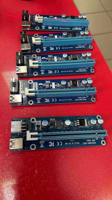 Адаптер PCI-E 1X to 16X Riser Card VER006S (PCE164P-N03)