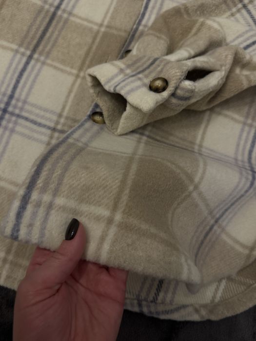 Дуже тепла шертяна сорочка молочна тепла шерсть