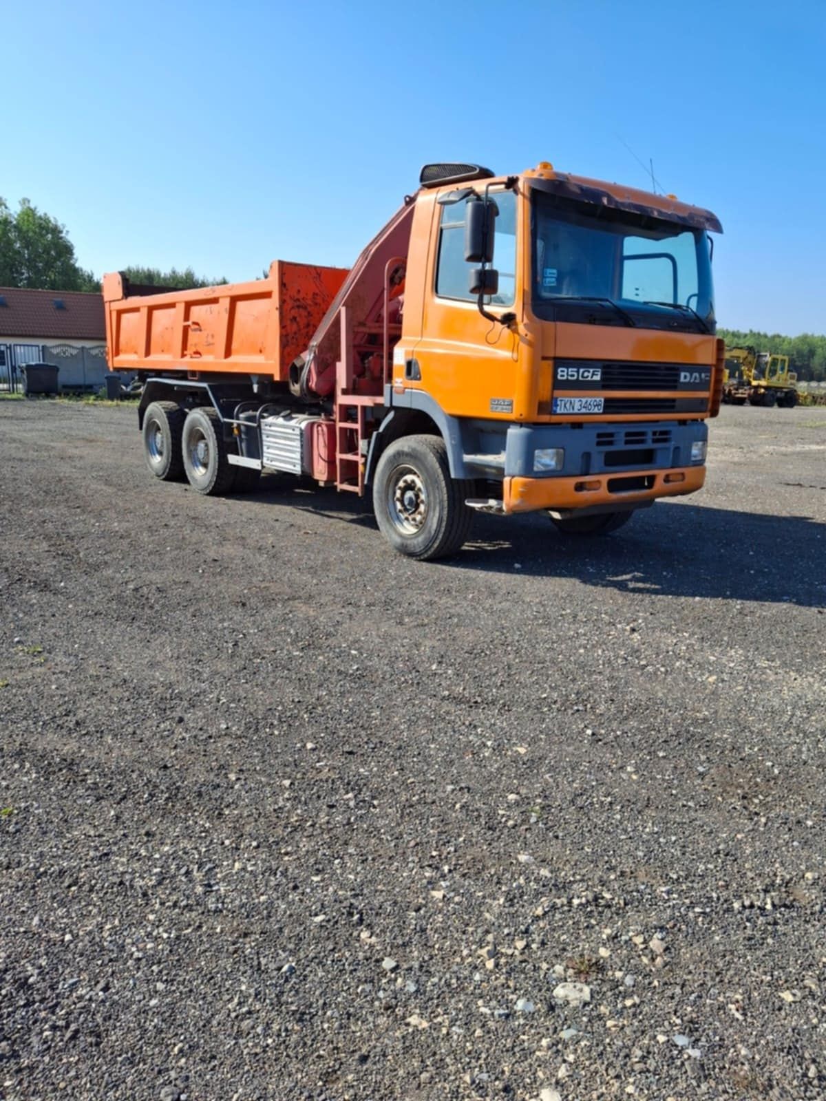 Wywrotka + Hds DAF Cf 85.340 6×4 Hydroburta  Meiller-Kipper