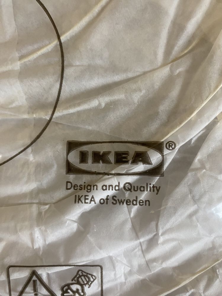 REGOLIT / HEMMA Candeeiro suspenso, branco, 45 cm pack 2