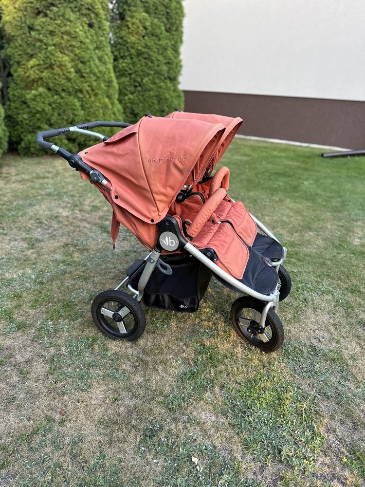 Wózek bumbleride indie twin blizniaczy, rok po roku