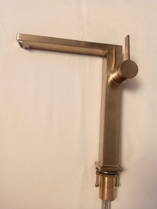 Hansgrohe Tecturis E Bateria umywalkowa wysoka brąz szczotkowany