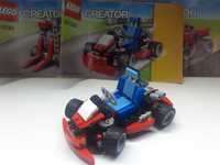 LEGO Creator 3w1, 31030- Czerwony gokart 100% kompletne