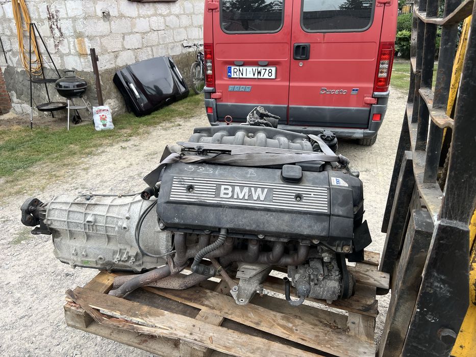 Silnik Bmw E39 2.5 benzyna M52B25 Swap +skrzynia Zf