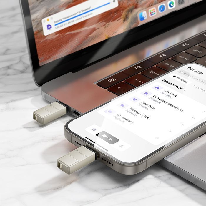 Borofone Pendrive BUD6 Mini Elegance USB 3.0 + Typ C  64GB